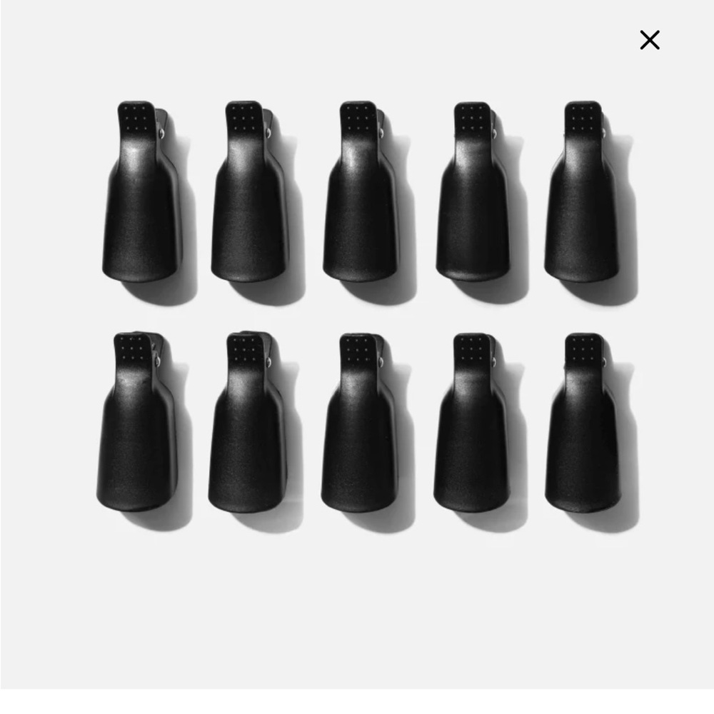 Nailboo Black Nail Removal Clips Set